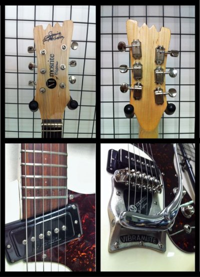 画像2: Mosrite'65model パールホワイト　新品アウトレット
