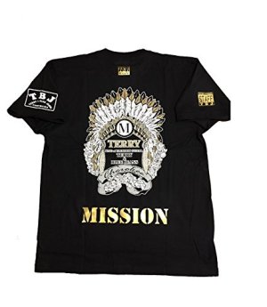 画像1: (outlet)TBJファン待望の「MISSION」白ロゴ入りチェロキーTシャツ!!　BLACK