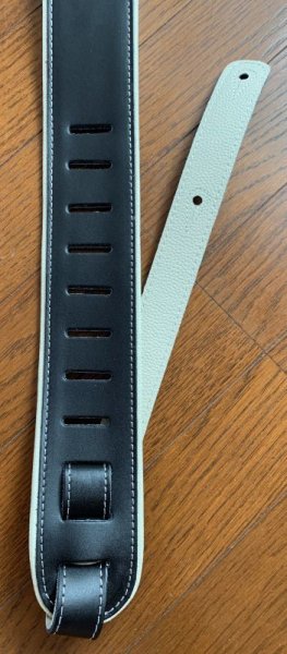 画像2: Mosrite of California ストラップ  Black,Yellow (2)