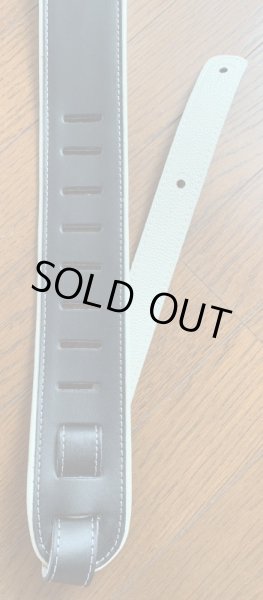 画像2: Mosrite of California ストラップ  Black,Yellow (2)