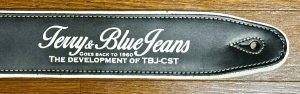 画像1: Terry & Blue Jeans ストラップ  Black/White