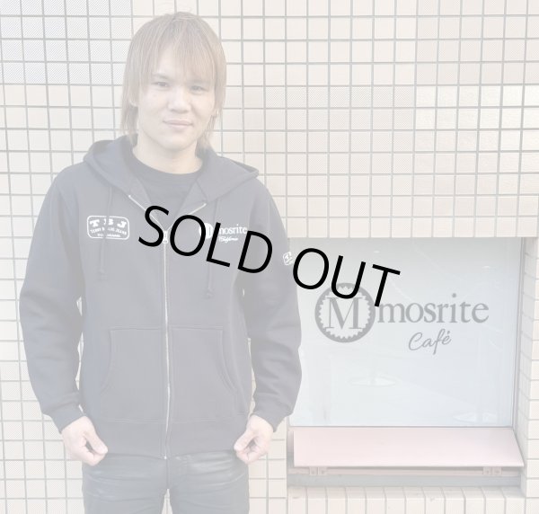 画像4: モズライト オリジナル TBJロゴ パーカ ブラック Mサイズ ※Mサイズのみの販売です (4)