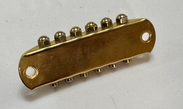 画像2: Mosrite純正中古部品　 '65用 ブリッヂ（ゴールドプレーティング）Gen３ (2)