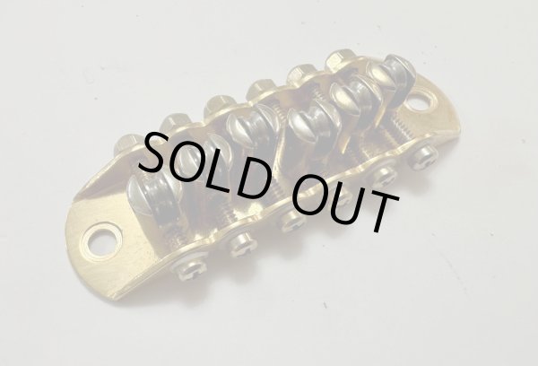 画像3: Mosrite純正中古部品　 '65用 ブリッヂ（ゴールドプレーティング）Gen３ (3)