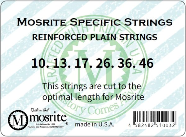 画像1: Mosrite New専用ギター弦 1046 (寺内タケシ考案弦) ２セット売り (1)