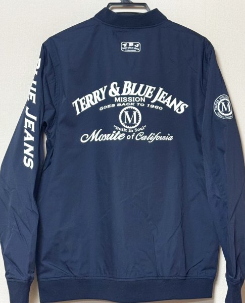 画像2: 【!アウトレット販売!】Mosrite オリジナルTBJブルゾン / NAVY (2)