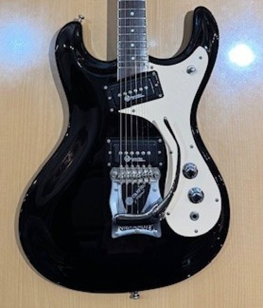 画像2: Mosrite'65model Black Custom-T 展示品アウトレット (2)