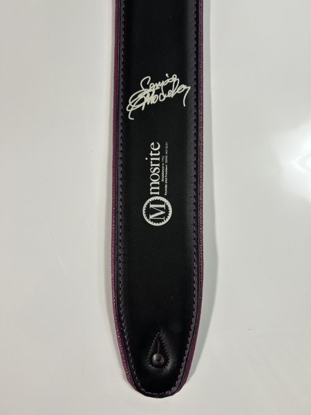 画像2: モズライトオリジナルセミーモズレーストラップ (Black/Orange、Black/Perple) (2)