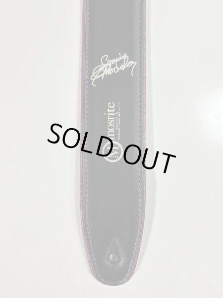 画像2: モズライトオリジナルセミーモズレーストラップ (Black/Orange、Black/Perple) (2)