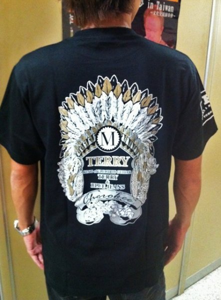 画像2: 復活！！チェロキーTシャツ 【ブラック・MISSION入り】 (2)