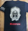 画像1: 復活！！チェロキーTシャツ 【ブラック・MISSION入り】 (1)
