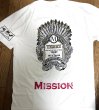 画像1: 復活！！チェロキーTシャツ 【ホワイト・MISSION入り】 (1)