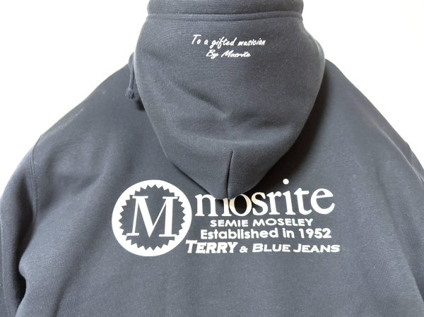 画像3: 【！アウトレット品！】TBJ × mosrite　試作品コットンパーカー　ネイビー　売り切れ次第終了 (3)