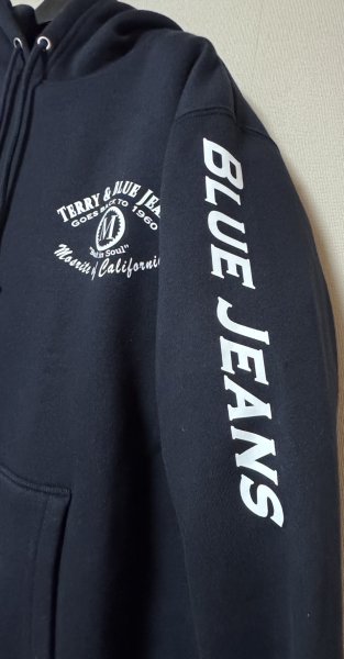 画像5: 【！アウトレット品！】TBJ × mosrite　試作品コットンパーカー　ネイビー　売り切れ次第終了 (5)