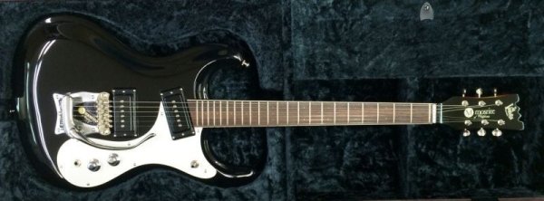 画像1: #60 Mosrite'65model ブラックカスタムT (1)