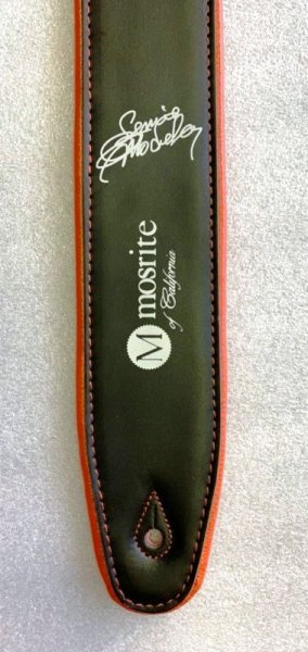 画像1: モズライトオリジナルセミーモズレーストラップ (Black/Orange、Black/Perple) (1)