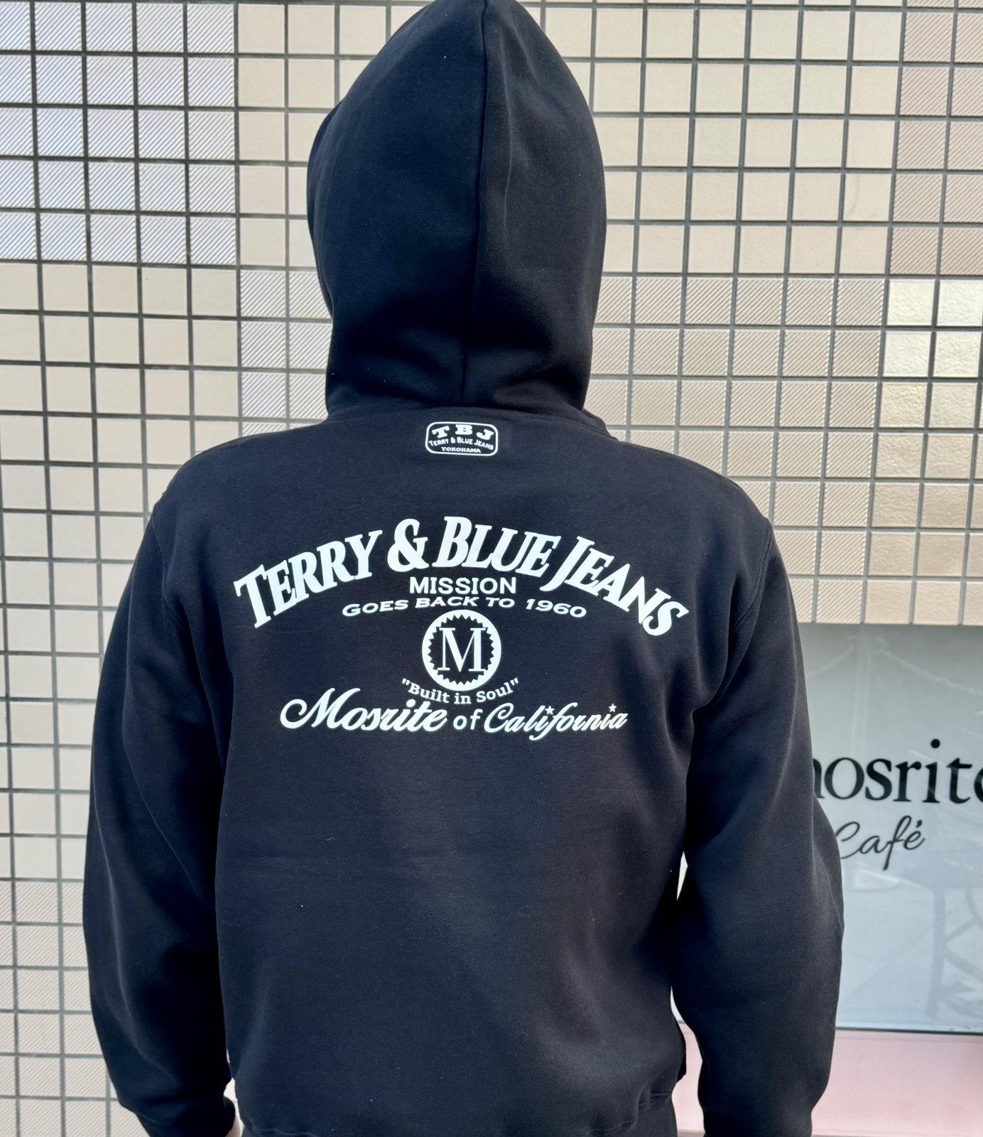 モズライト オリジナル TBJロゴ パーカ ブラック Mサイズ ※Mサイズのみの販売です